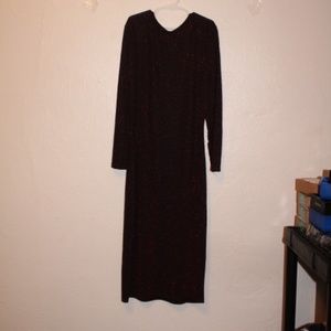 LeShop Red & Black Dress Size M NWT